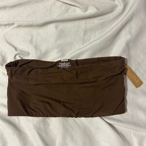 Skims strapless cocoa bandeau NWT